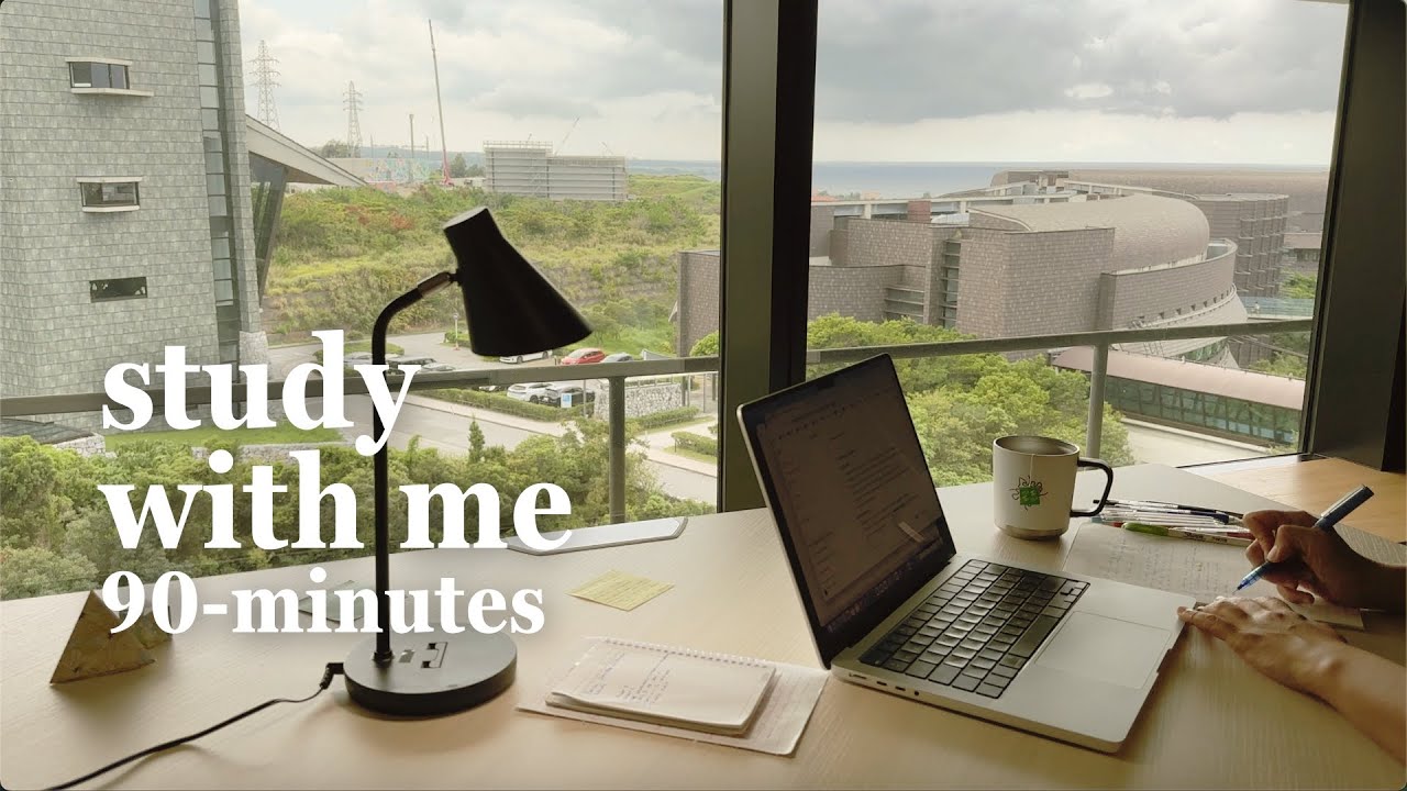 90-minute Study with me  💻  Deep Work Session