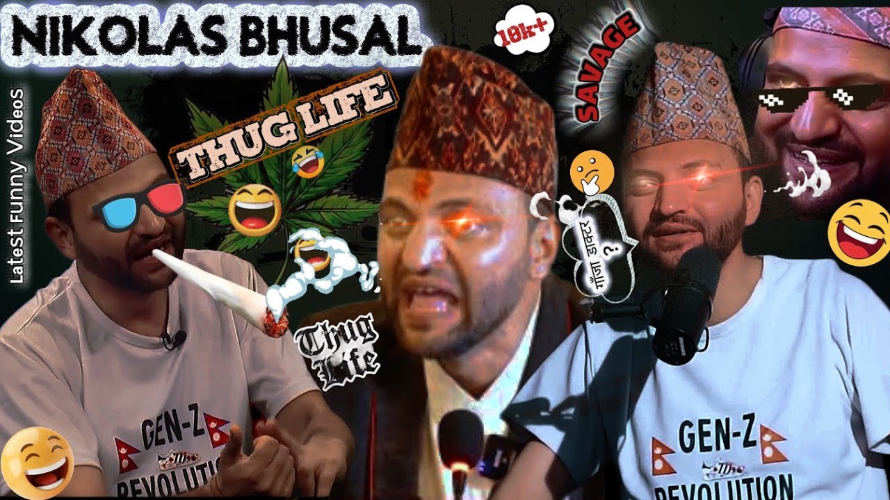 NIKOLAS BHUSAL best THUG LIFE 💀 SAVAGE 😂 ft. Rabi Lamichhane, Balen, Rishi Dhamala