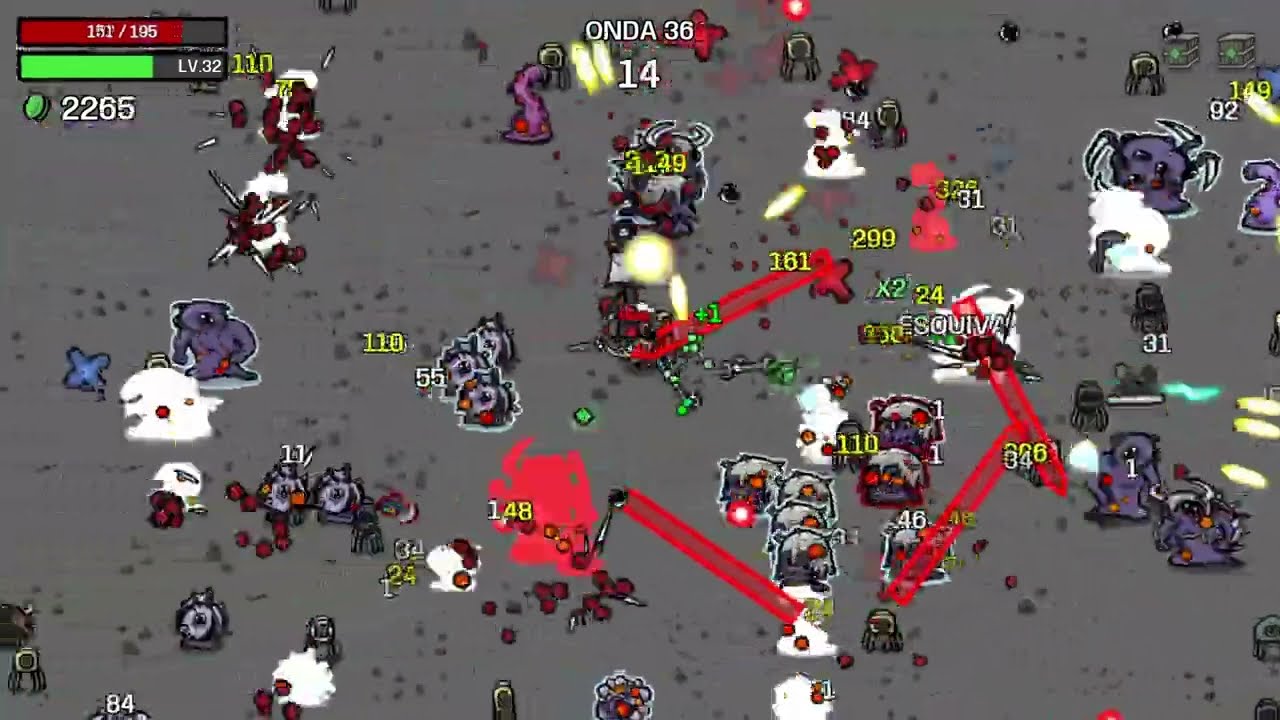 Brotato - onda 32 ate 38