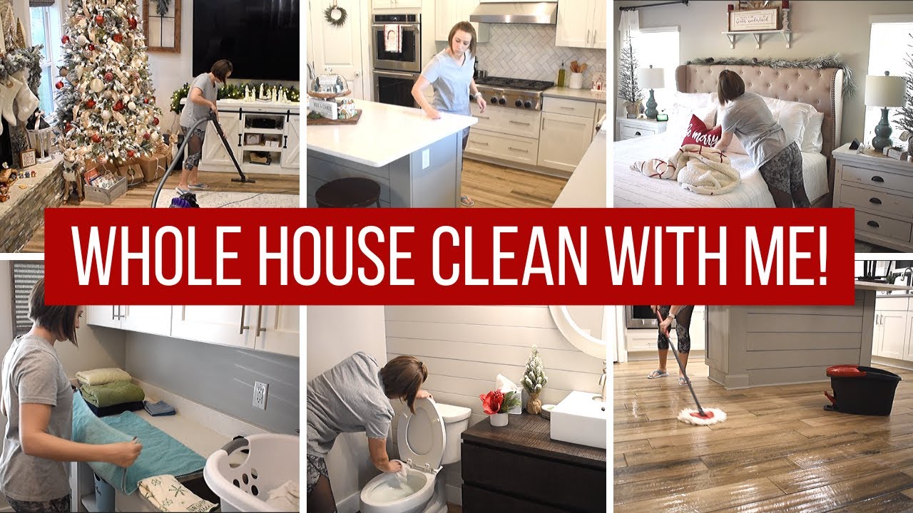WHOLE HOUSE CLEAN With Me! | Extreme Motivation