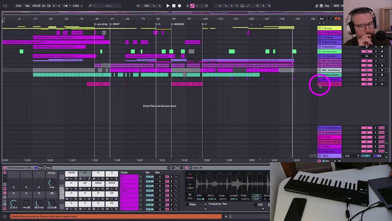 140 Breaks in Ableton = 'Cassette Romance'