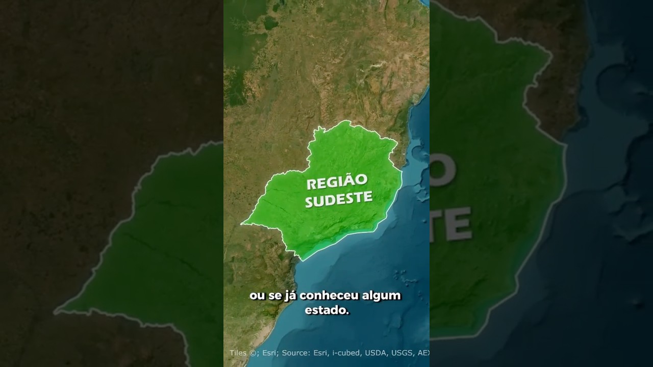 Conhe&ccedil;a a for&ccedil;a da regi&atilde;o sudeste Brasileira #brasil #mapas #curiosidades #sudeste