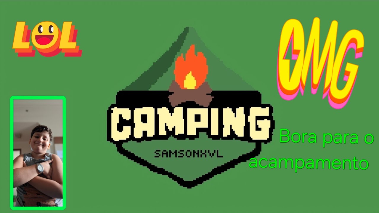 Fomos para um acampamento ⛺ 🏕️ 😃(camping)