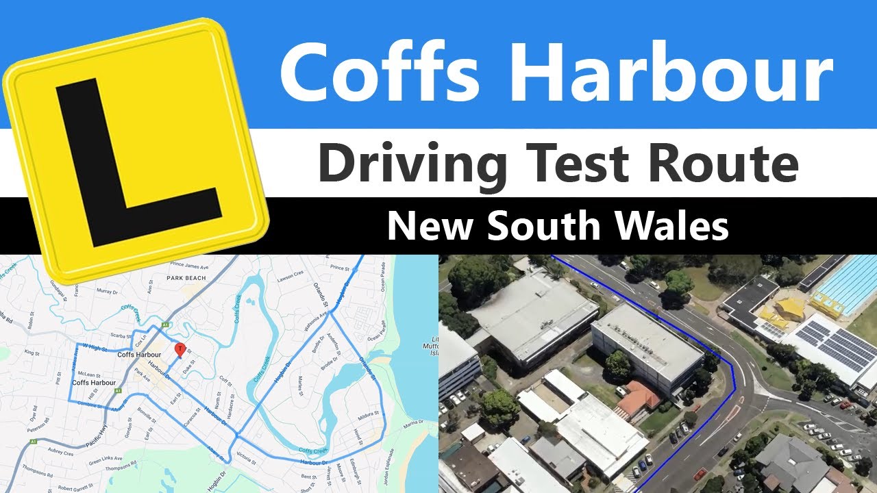 Coffs Harbour Driving Test Route, NSW – Sample Route & App