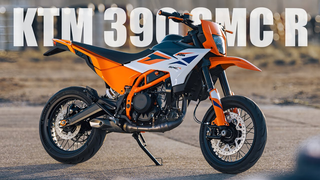 2025 KTM 390 SMC R & 125 SMC R - New Single Cylinder Supermoto Bikes