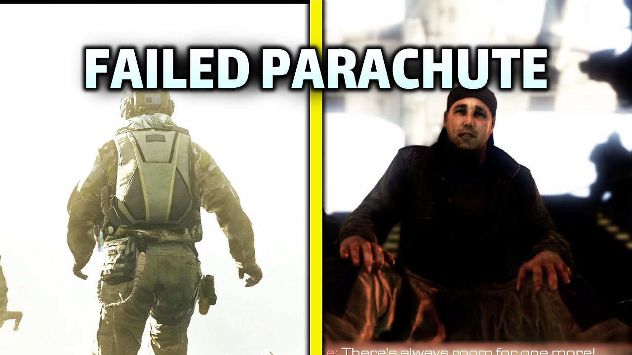 Failed Parachute Moments In Call of Duty Campaigns!