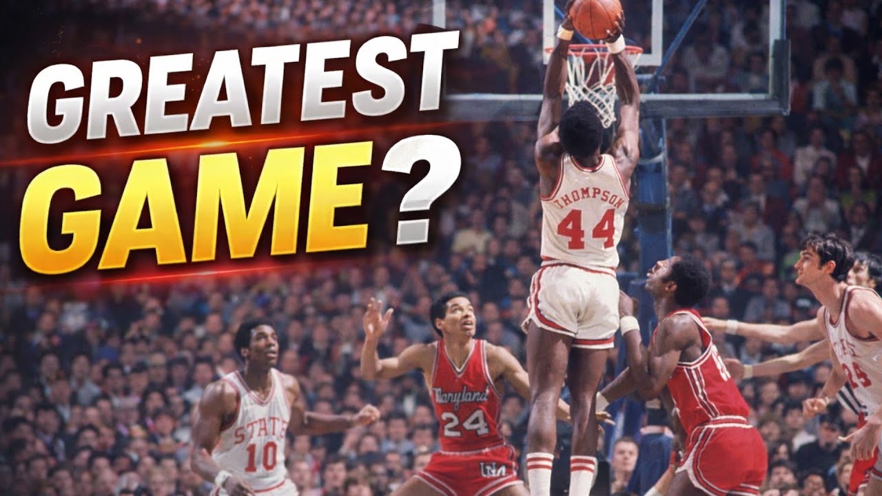 College Basketball’s Greatest Game? 1974 NC State vs Maryland