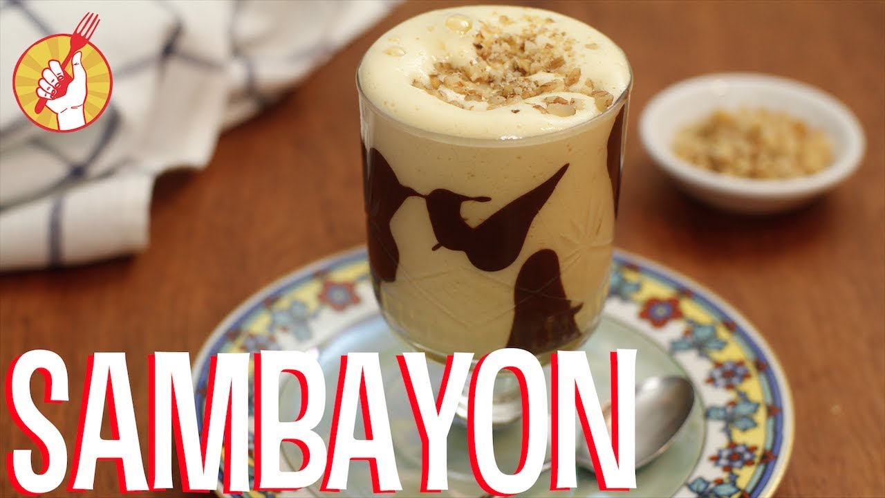 Cómo hacer SAMBAYÓN Casero POSTRE RAPIDO | Receta Fácil | Tenedor Libre