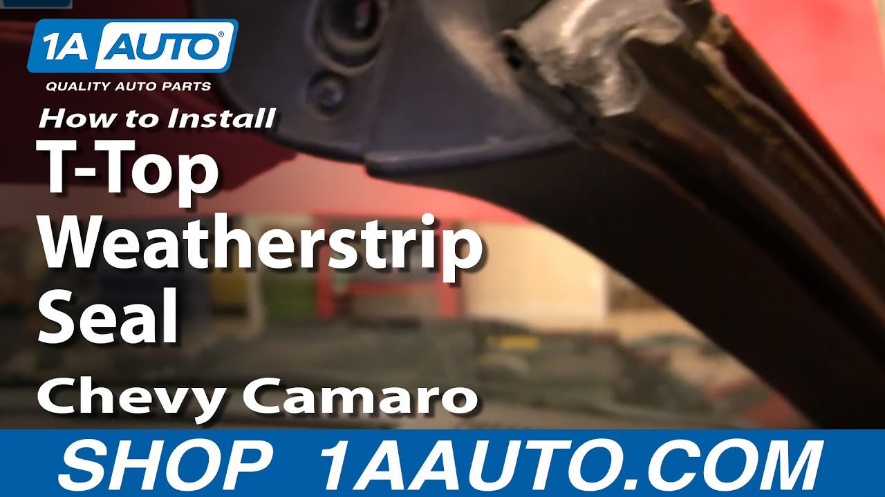 How to Replace T-Top Roof Weatherstrip Seal 82-92 Chevy Camaro