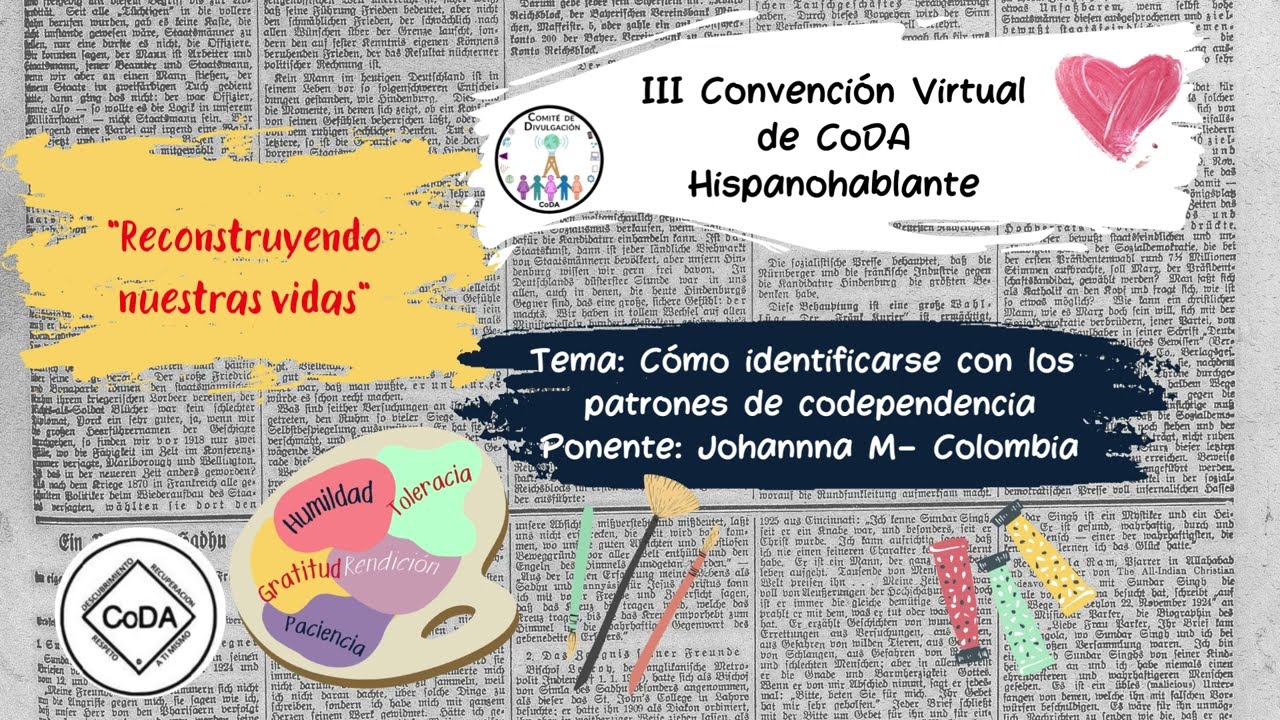 III Convención virtual Cómo identificarse con los patrones de codependencia