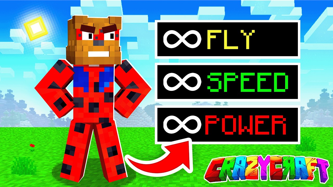 Unlocking Bug Powers In Minecraft Crazy Craft