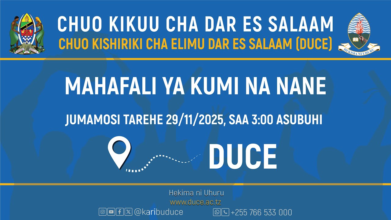 MAHAFALI YA 18 YA CHUO KISHIRIKI CHA ELIMU DAR ES SALAAM