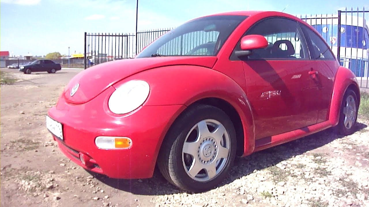 1998 Volkswagen New Beetle.Start Up, Engine, and In Depth Tour.