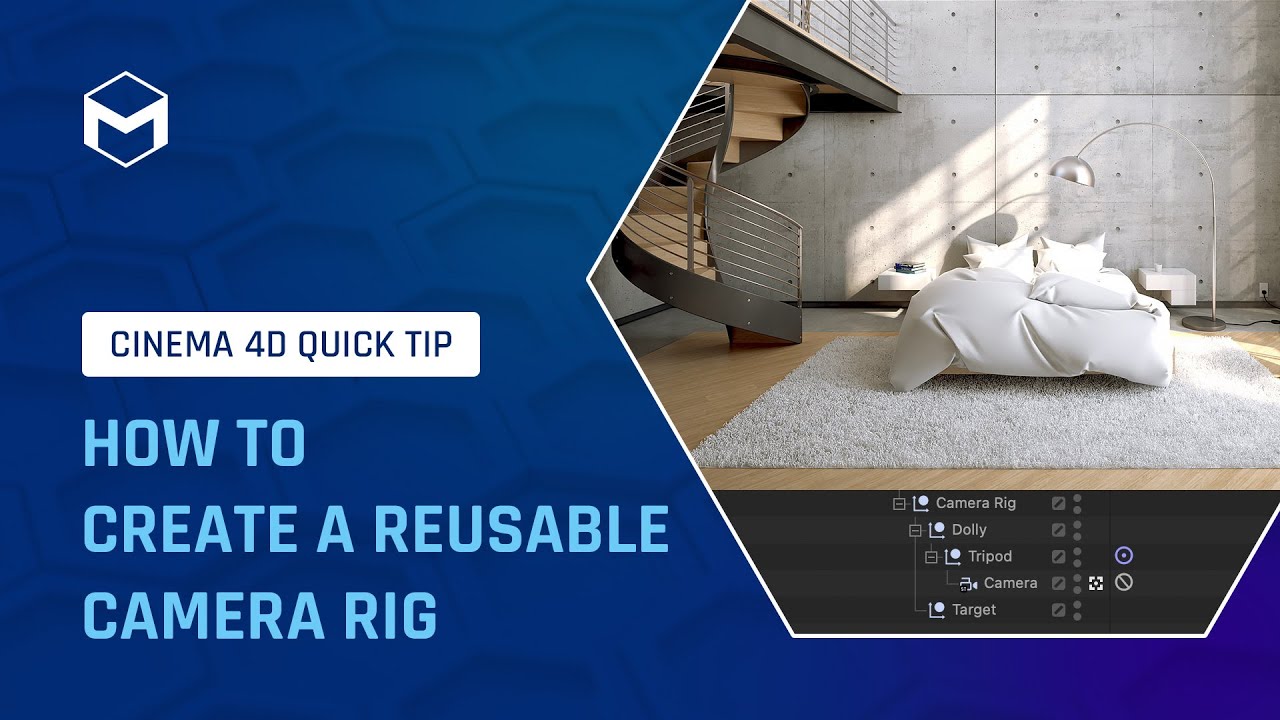 #C4DQuickTip 96: How to create a reusable camera rig in Cinema 4D