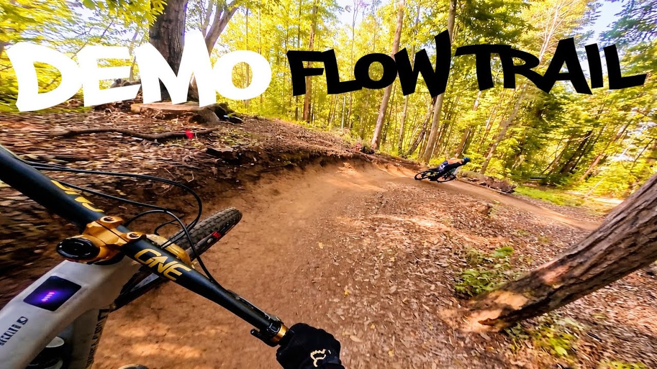 FULL RUN of DEMO FLOW TRAIL! ABSOLUTE BLISS 🙌🏼 🔥 | SANTA CRUZ MTB