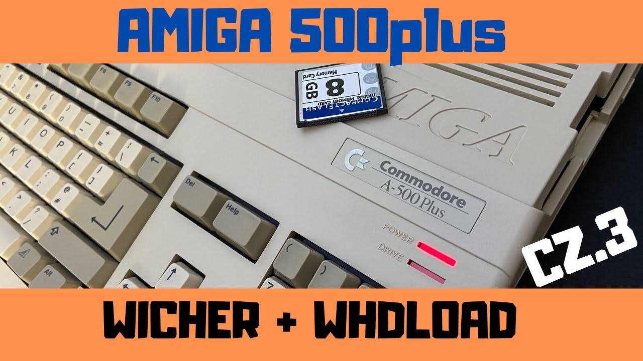 Amiga 500 plus z WHDLOAD i WICHREM po przeróbkach - wyniki konkursu z C64 RED LED.
