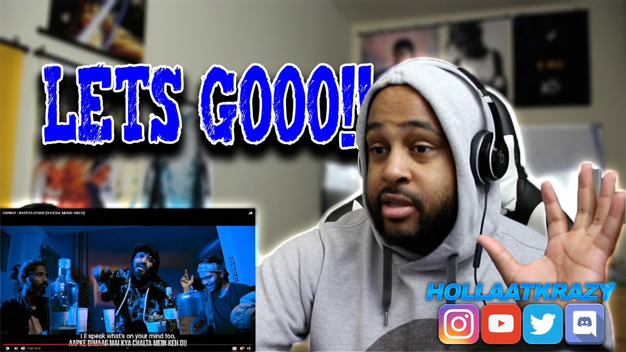 AMERICAN reacts to BATISTA BOMB - EMIWAY BANTAI | REACTION
