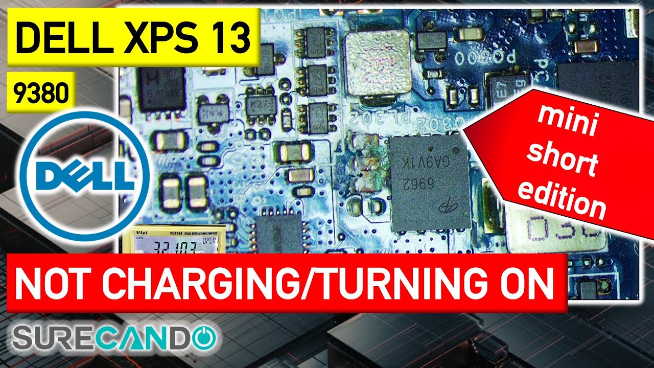 Dell XPS 9370 P82G Not charging or turning. Full disassembly & repair guide. Mini edition.