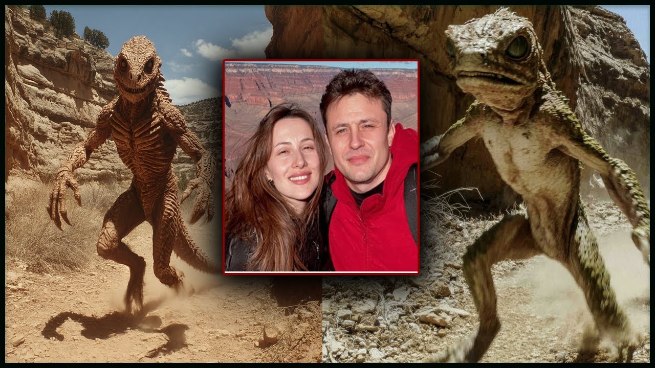 TOURIST COUPLE Vanished in a UTAH CANYON — PAW and TAIL PRINTS Found in the Sand...