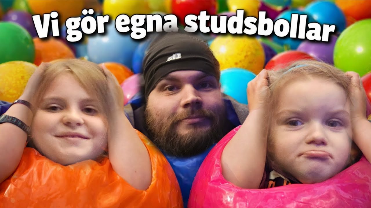 Vi gör egna studsbollar 