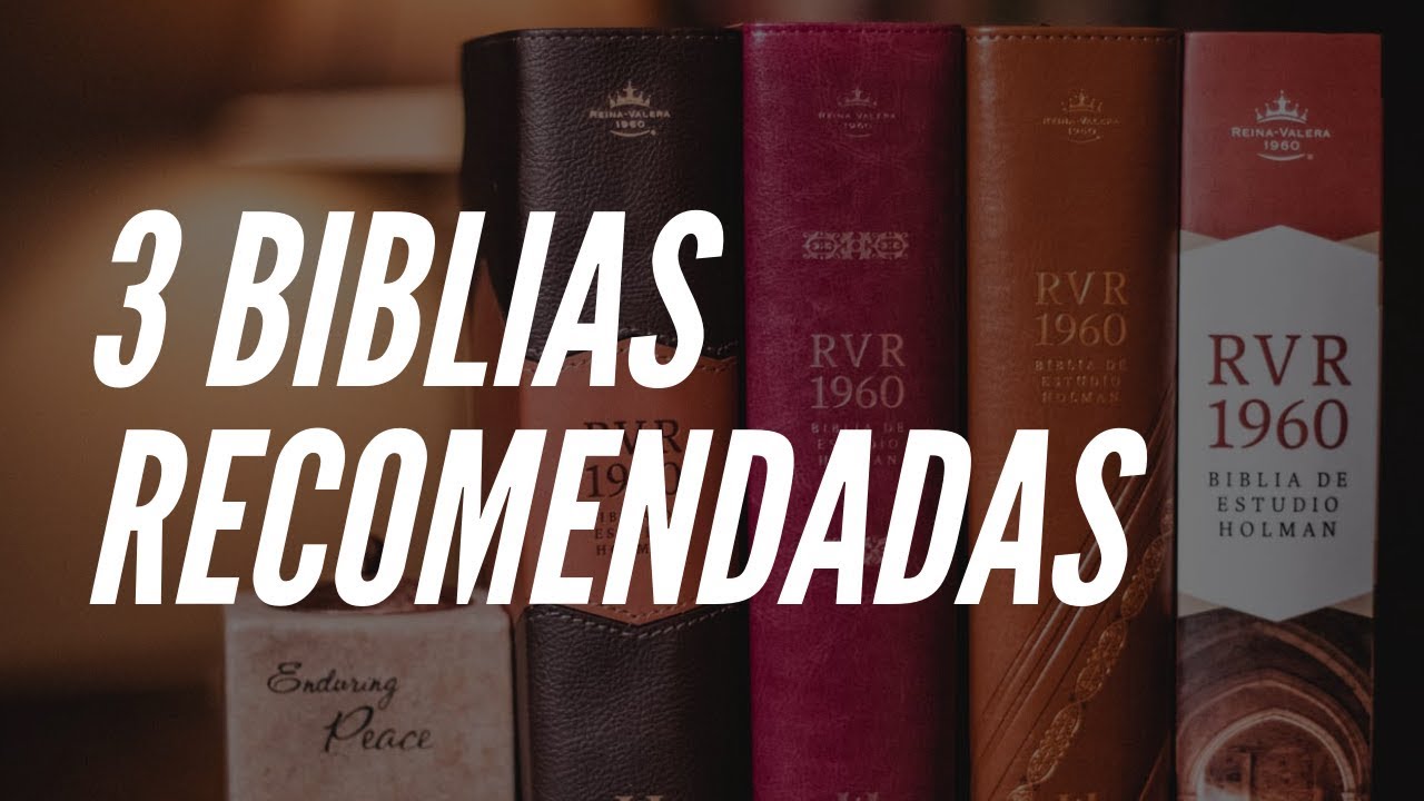 3 Biblias Recomendadas para un estudio más profundo