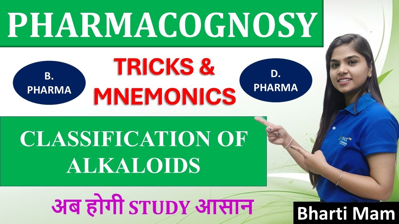Classification of Alkaloids |  PHARMACOGNOSY |Tricks & Mnemonics #pharmacognosy #tricks