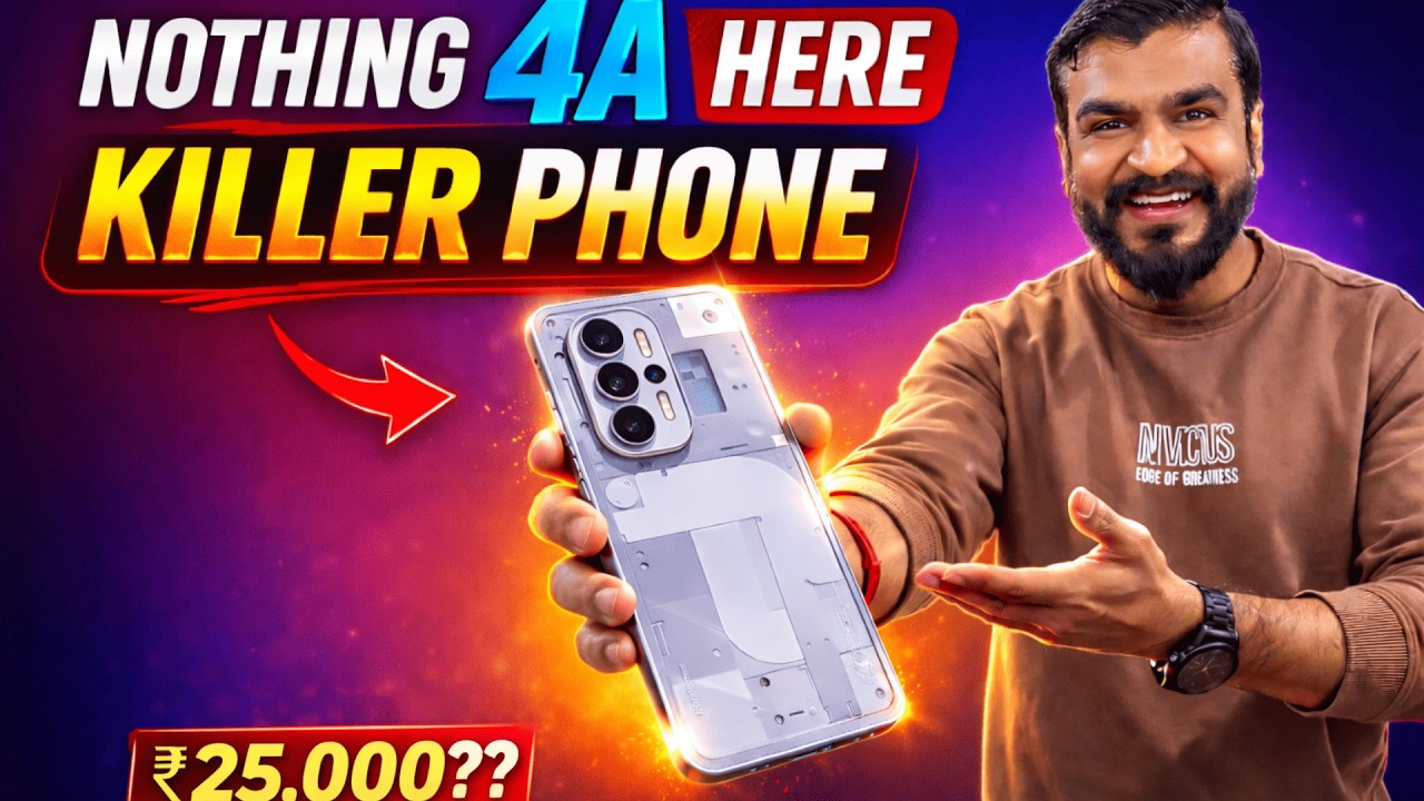 Nothing 4a HERE Best Flagship Killer SmartPhone Big 5000mAh battery 25000 ??? HINDI