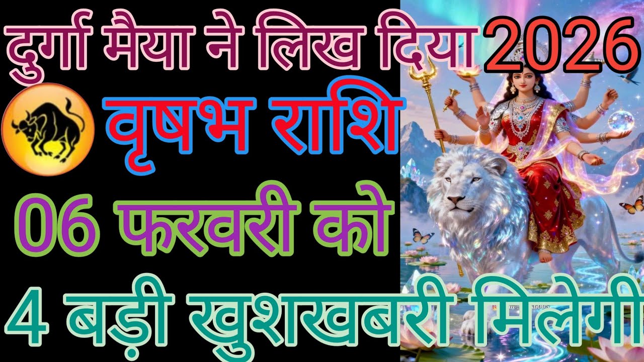 वृषभ राशि वालों से बात कर मारा वीडियो देख लेना आपका दिन शुभ होने वाला है धन्यवाद अगले वीडियो मे