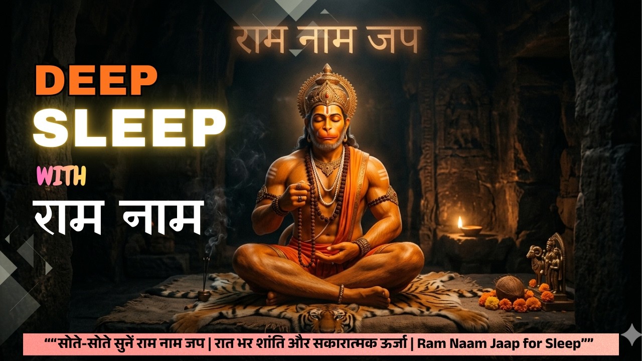 Ram Bhajan for Deep Sleep | सोने से पहले सुनें राम नाम | Very Peaceful Bhajan