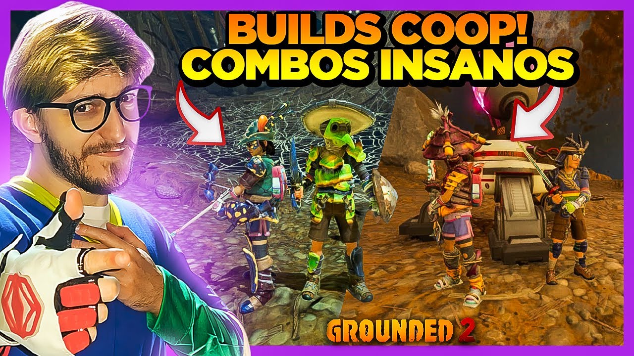 GROUNDED 2: Arqueiro Curandeiro, Tanque da Batata, Maga Suprema e Muito Mais com Builds COOP INSANAS