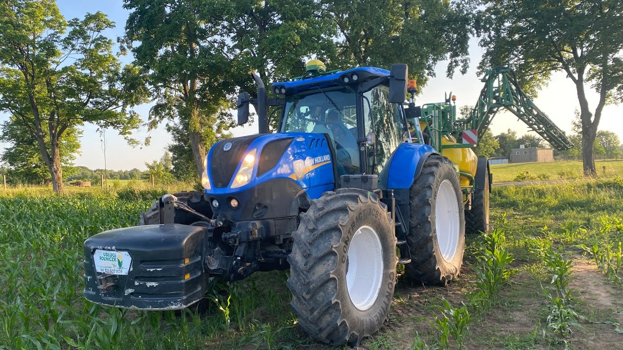 ✩ 🇵🇱 Oprysk Kukurydzy 2023 z #UrBoćkowscy ✩ New Holland T7.175 & John Deere M962i ✩ #oporowo