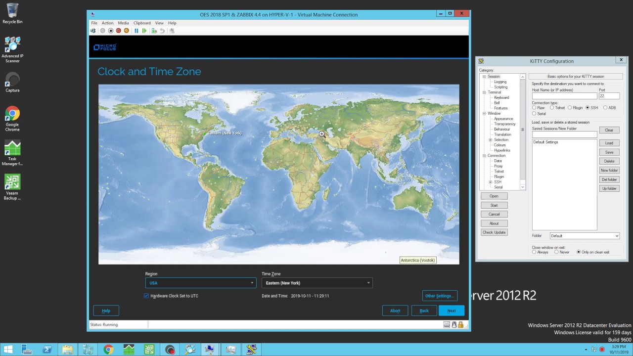 Установка Micro Focus Open Enterprise Server 2018 SP1
