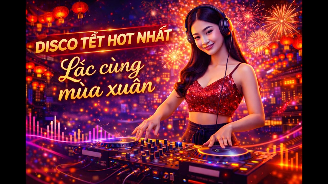 Disco Tết 2026 🔥 Nonstop Disco Remix Lễ Hội Ánh Đèn & Pháo Hoa | Nhạc Disco Sôi Động Xuân