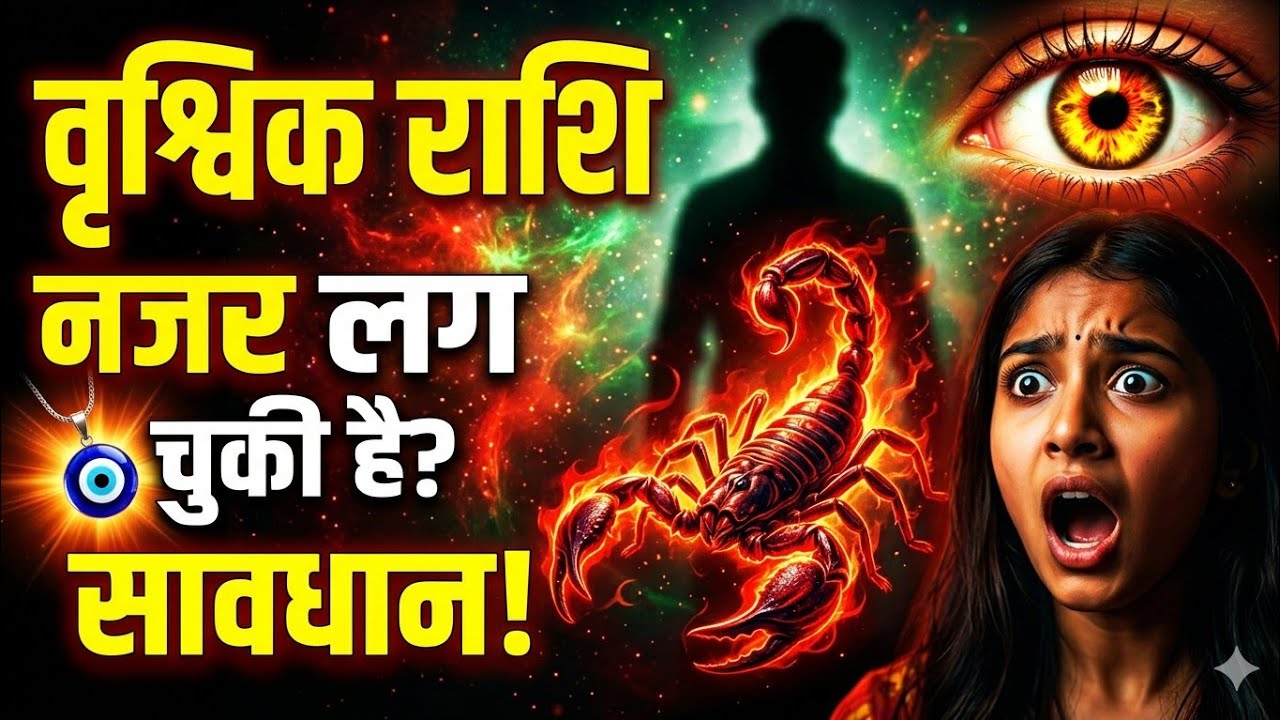 वृश्चिक राशि 🧿 किसी की नजर लग चुकी है? ये 3 संकेत मिल रहे हैं तो सावधान! 
