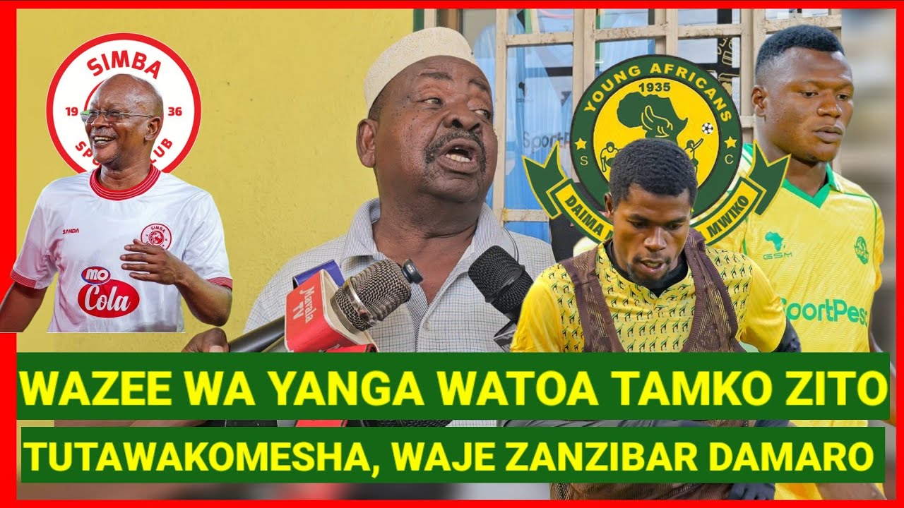 KUTOKA JANGWANI WAZEE WA YANGA WATOA TAMKO, DAMARO ATACHEZA, SIMBA WAJE ZANZIBAR TUKAWAPOTEZE