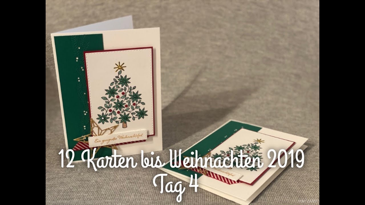 12 Karten bis Weihnachten 2019 | Karte 4 | mit Produkten von Stampin' Up!