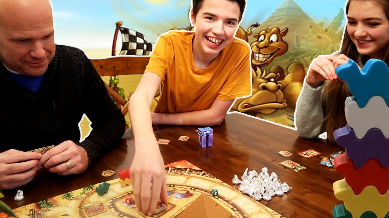 Betting On Crazy Camels! We Play Camel Up For Family Game Night!