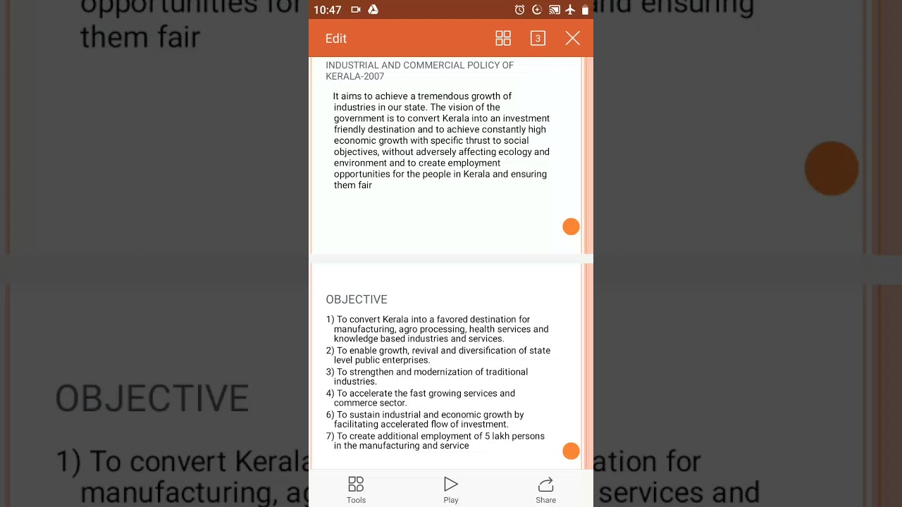 Industrial and commercial policy of Kerala 2007