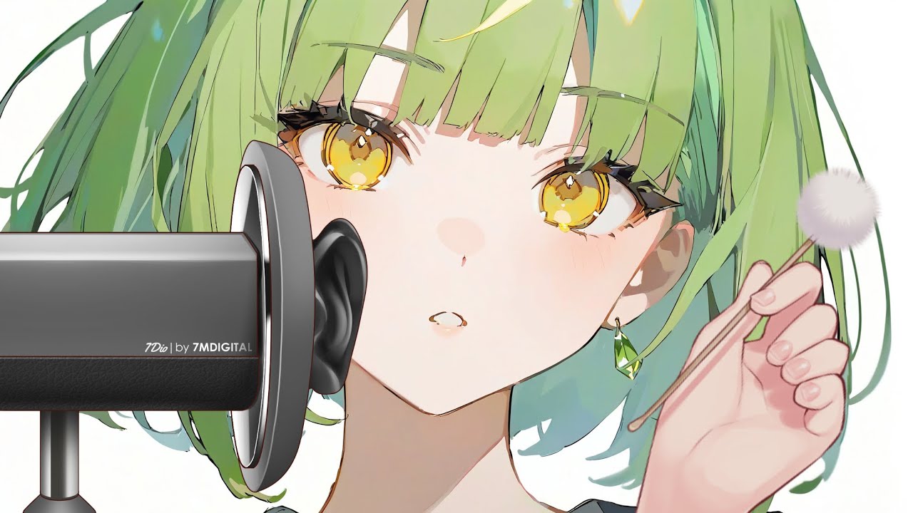 3DIO ASMR 💚 Ear Blowing & Ear Cleaning