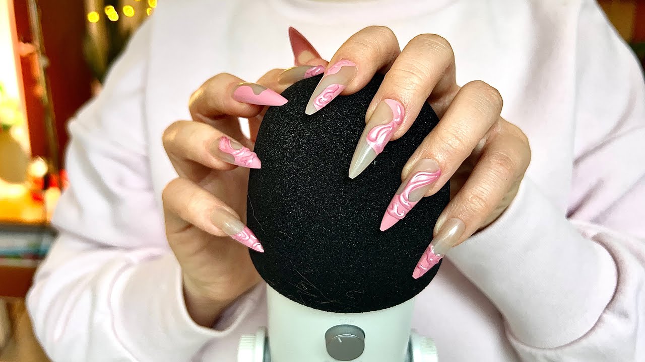 Foam Mic Rubbing & Scratching ASMR (No Talking, Deep Tingles)