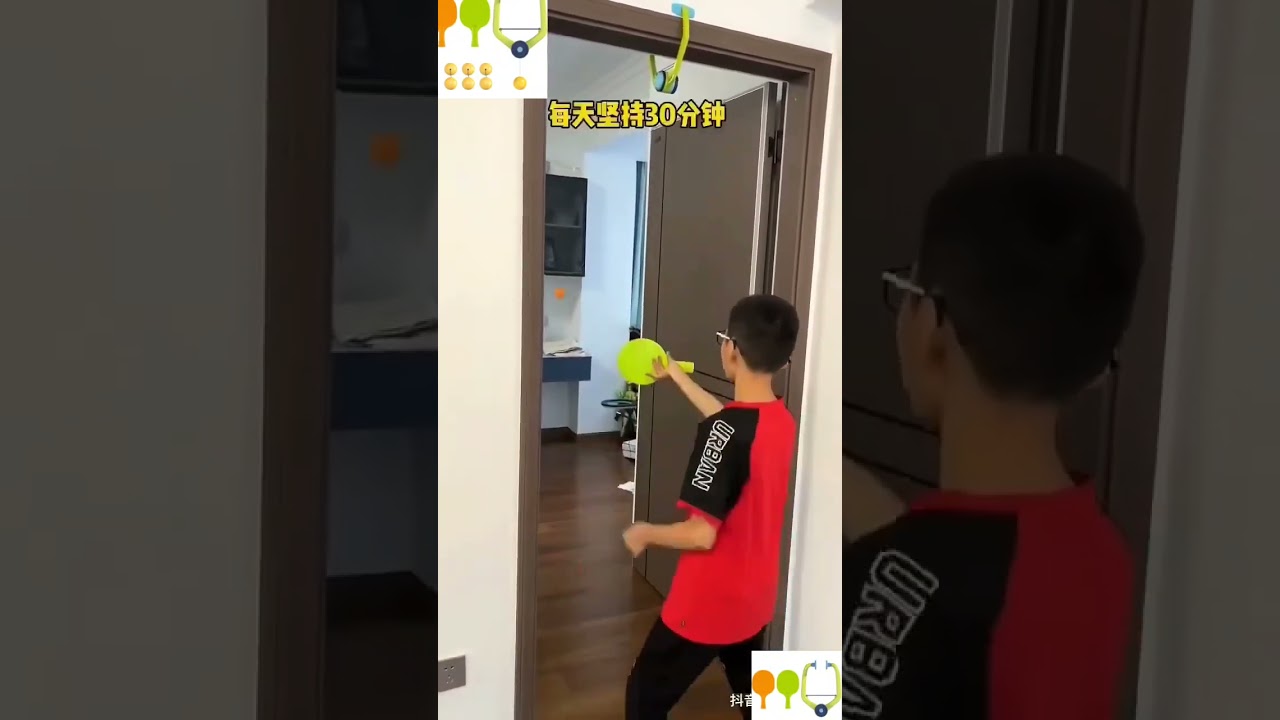 Hanging Table Tennis Trainer - Bond with Family & Perfect Your Skills🎾 | #tabletennis