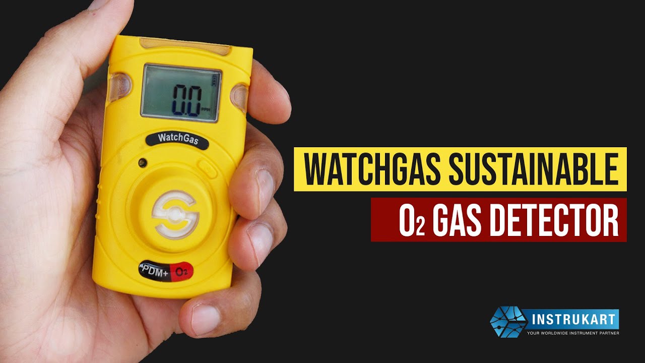 WatchGas PDM+ O2 Single-Gas Detector | Sustainable Oxygen Gas Detector | Range: (0-30%vol) |
