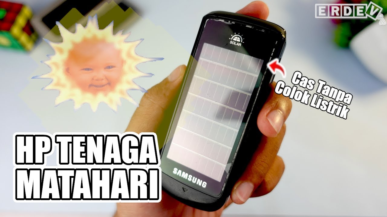 COBAIN HP UNIK DARI SAMSUNG YANG BISA DICAS PAKE SINAR MATAHARI! - Samsung E1107 Crest Solar