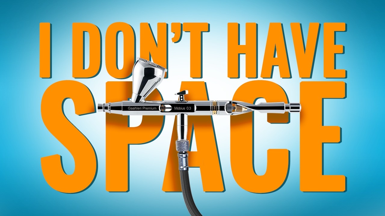 Аэрография в доме, где нет места, окон, вентиляции и шума!