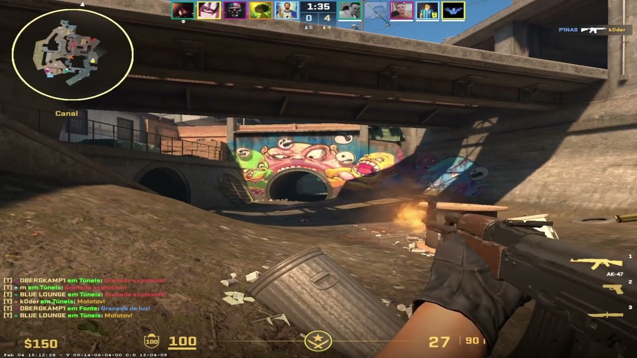 WASD é o básico do cs.