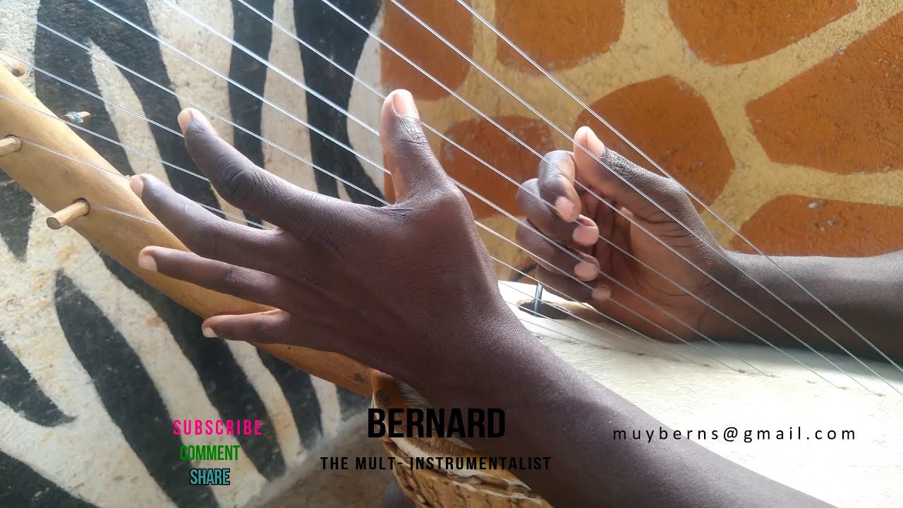 Best fingering, creativity and speed technique lesson on  Bow Harp (Adungu)