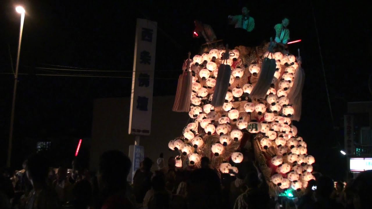 20111西条祭り　御旅所へ向かう神輿
