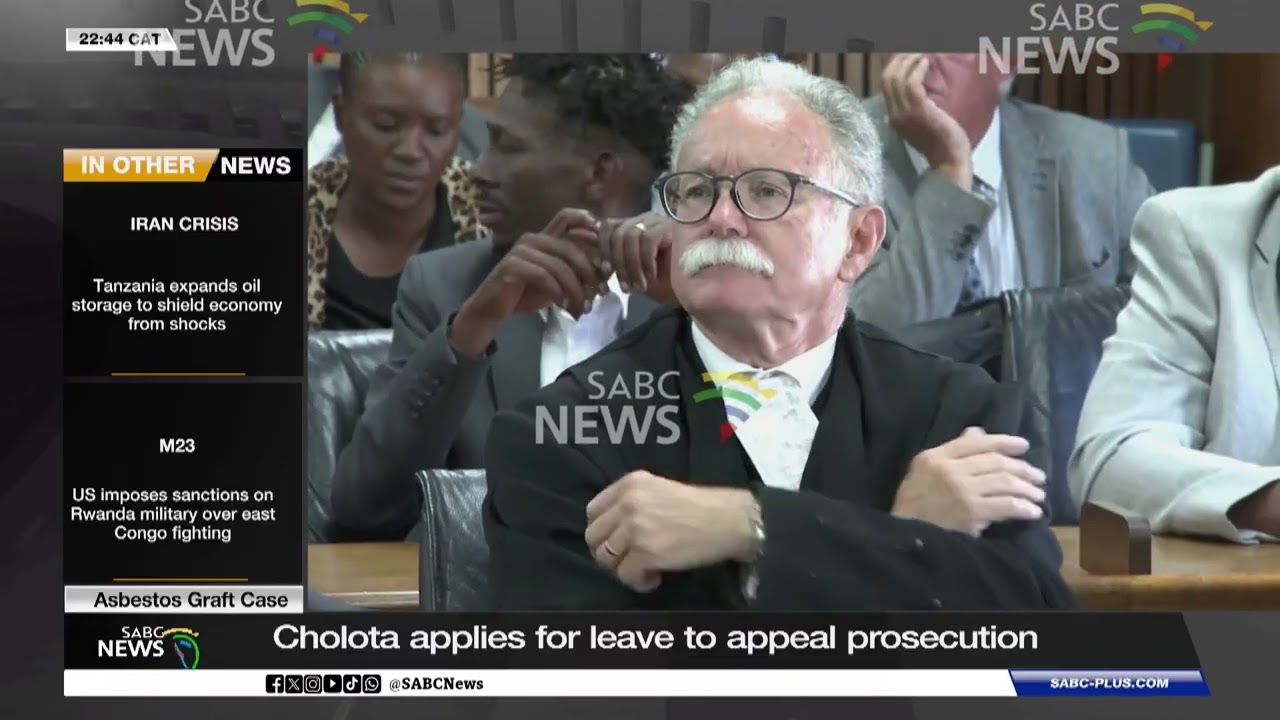 Asbestos Graft Case | Cholota applies for leave to appeal prosecution