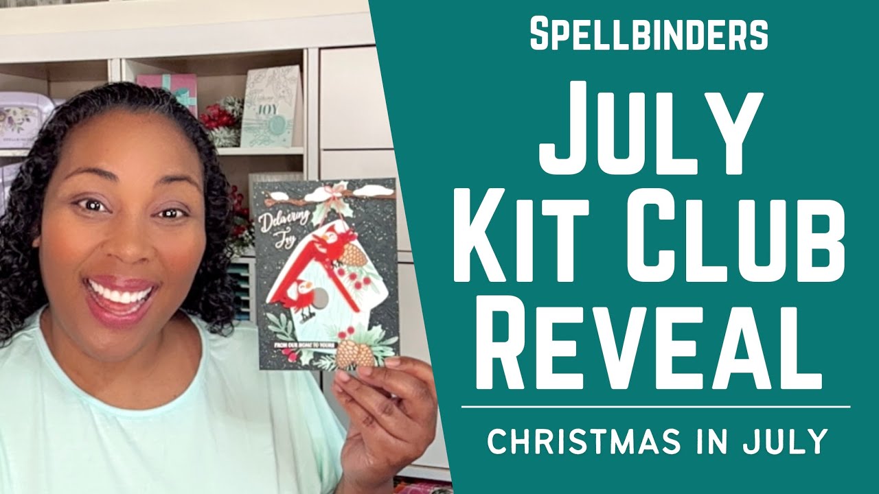 Christmas in July w/ July's Kit Club at Spellbinders | #teamspellbinders #neverstopmaking