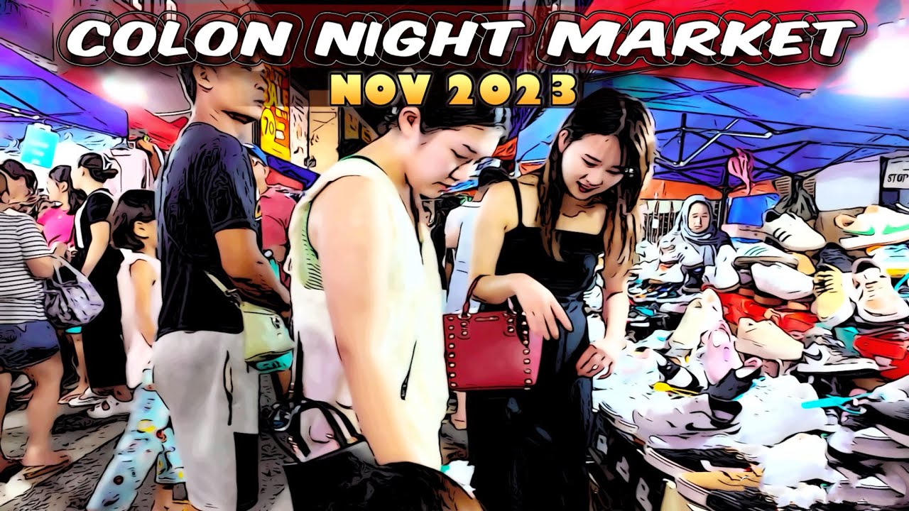 🐵[HD #CEBU 🇵🇭 ] CEBU’S COLON NIGHT MARKET is BACK!! | Nov 2023 Walking Tour